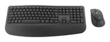 Logitech Signature Comfort Plus Combo MK880 tastatur Mus inkluderet Universel RF trådløs + Bluetooth QWERTZ Tysk Grafit
