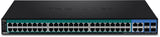 Trendnet TPE-5048WS netværksswitch Administreret Gigabit Ethernet (10/100/1000) Strøm over Ethernet (PoE) 1U Sort