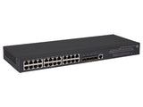 HPE FlexNetwork 5130 24G 4SFP+ EI Administreret L3 Gigabit Ethernet (10/100/1000) 1U Sort