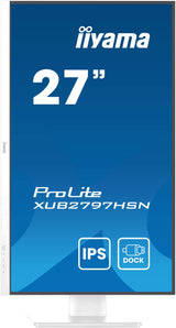iiyama ProLite XUB2797HSN-W2 computerskærm 68,6 cm (27") 1920 x 1080 pixel Fuld HD LED Hvid