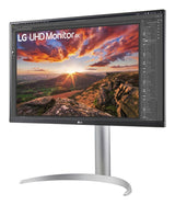 LG 27UP850K-W.AEU monitor computerskærm 68,6 cm (27") 3840 x 2160 pixel 4K Ultra HD LED Sort