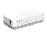 D-Link ES-1005C/E Ikke administreret Fast Ethernet (10/100) Desktop Hvid