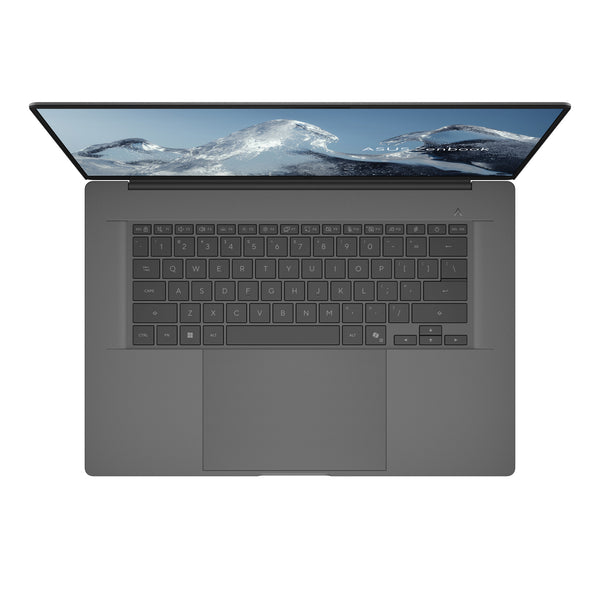 ASUS Zenbook A16 UX3607QA-SH132W Copilot+ PC Snapdragon X1-26-100 Laptop 40,6 cm (16") WUXGA 16 GB LPDDR5x-SDRAM 512 GB SSD Wi-Fi 6E (802.11ax) Windows 11 Home Grå QWERTZ Tysk