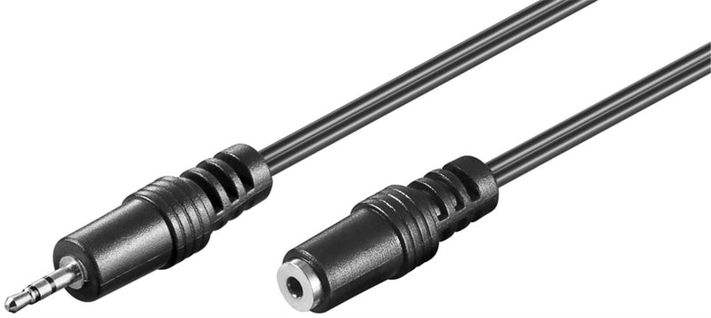 Goobay 50458 lydkabel 2 m 2.5mm Sort