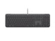 Logitech Signature Slim Wired K620 For Business tastatur Universel USB QWERTZ Tysk Grafit