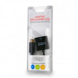 Savio CL-90 videokabel adapter 0,2 m DisplayPort VGA (D-Sub) Sort
