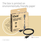 CLUB3D CAC-1092 DisplayPort kabel 1,6 m Sort