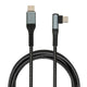 iBox IKUTC100 USB-kabel USB 2.0 2 m USB C 60 W Sort