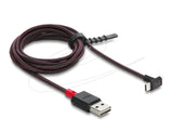 DeLOCK 81551 USB-kabel USB 2.0 2 m USB A USB C Rød, Sort