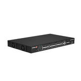 Edimax GS-5424PLC V2 netværksswitch Administreret Gigabit Ethernet (10/100/1000) Strøm over Ethernet (PoE) 1U Sort