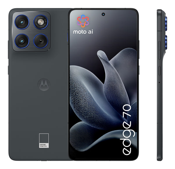Motorola edge 70 17 cm (6.7") Dual SIM Android 16.0 5G USB Type-C 8 GB 256 GB 4800 mAh Grå