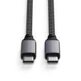 Satechi ST-TCC2MM USB-kabel 2 m USB C 0,48 Gbit/sek. 100 W Sort, Grå