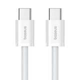 Baseus Superior USB-kabel USB 2.0 1 m USB C 480 Gbit/sek. 30 W Hvid