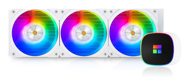 Thermalright FROZEN HORIZON 360 Processor Alt-i-en væskekøler 12 cm Hvid 1 stk