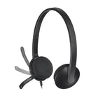 Logitech 981-000507 hovedtelefoner/headset Ledningsført Kontor/Callcenter Sort