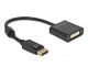 DeLOCK 63482 videokabel adapter 0,2 m DisplayPort DVI Sort