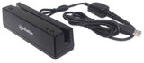 Manhattan 460255 magnetisk kortlæser USB Sort