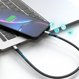 DUDAO USB-C to Lightning 20W PD 0.23m Cable Black - Kabel - Digital/Daten 0,23 m Sort