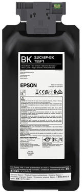 Epson SJIC48P-BK blækpatron 1 stk Original Standard udbytte Sort