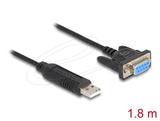 DeLOCK 67382 USB-kabel USB 2.0 1,8 m USB A Sort