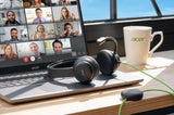 Acer GP.HDS11.01N hovedtelefoner/headset Ledningsført Opkald/musik USB Type-A Sort