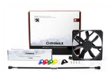 Noctua NF-S12A PWM chromax.black.swap Computerkabinet Ventilator 12 cm Sort 1 stk