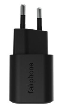 Fairphone ACCHAR-303-WW1 oplader til mobil enhed Universel Sort Vekselstrøm Hurtig opladning Automatisk