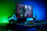 Razer Nommo V2 Pro Fuld interval Sort Kabel & trådløs