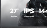 iiyama G-MASTER GB2741QSU-B1 computerskærm 68,6 cm (27") 2560 x 1440 pixel 4K Ultra HD LED Sort
