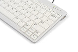 BakkerElkhuizen UltraBoard 950 V2 tastatur Kontor USB QWERTY UK engelsk Mørkegrå, Lys grå