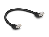DeLOCK 80259 netværkskabel Sort 0,25 m Cat6a S/FTP (S-STP)
