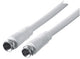 Schwaiger KVC15 532 koaxial kabel 1,5 m F Hvid
