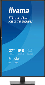 iiyama ProLite XB2793QSU-B1 computerskærm 68,6 cm (27") 2560 x 1440 pixel Quad HD LED Sort