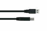 Kabelmeister UK30P-AB-050S USB-kabel USB 3.2 Gen 1 (3.1 Gen 1) 5 m USB A USB B 5 Gbit/sek. Sort