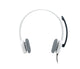 Logitech H150 Headset Ledningsført Kontor/Callcenter Hvid