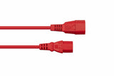 Kabelmeister SK1430-R030 el-ledning Rød 3 m IEC C14 IEC C13