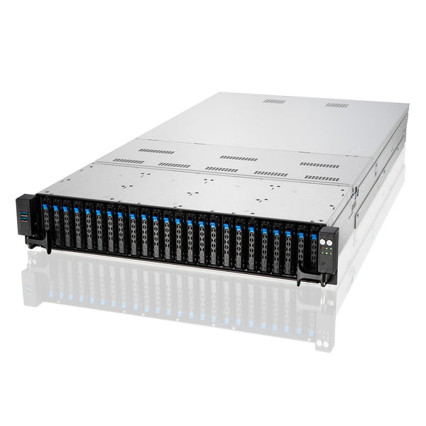 ASUS RS720-E11-RS24U Intel C741 Stativ (2U) Sort, Sølv