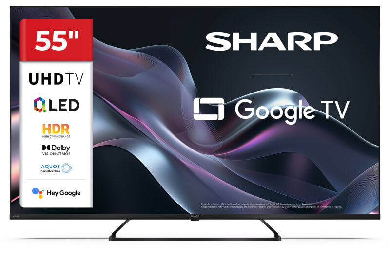 Sharp 55HP6265E TV 139,7 cm (55") 4K Ultra HD Smart TV Wi-Fi Sort