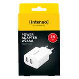 Intenso POWER ADAPTER 2XUSB-A/7802412 strømadapter og vekselret Indendørs 24 W Hvid