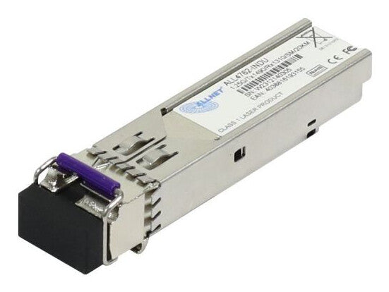 ALLNET ALL4762-INDU modul til netværksmodtager Fiberoptisk 1000 Mbit/s mini-GBIC/SFP