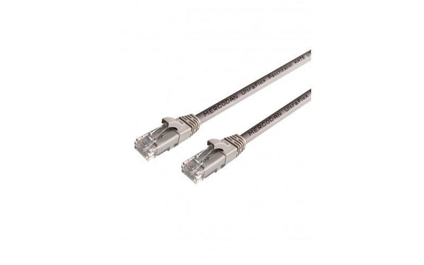 Mercodan 371231010 netværkskabel Grå 1 m Cat6 U/UTP (UTP) Rund