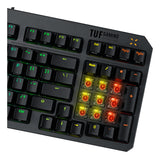 ASUS TUF Gaming K3 Gen II tastatur Spil USB QWERTY Fransk Sort