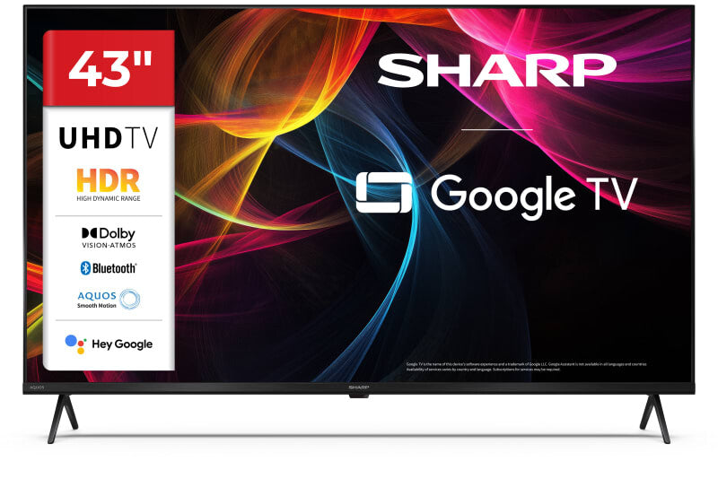 Sharp 43HL4265E TV 109,2 cm (43") 4K Ultra HD Smart TV Wi-Fi Sort