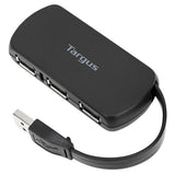 Targus ACH114EU interface hub USB 2.0 480 Mbit/s Sort