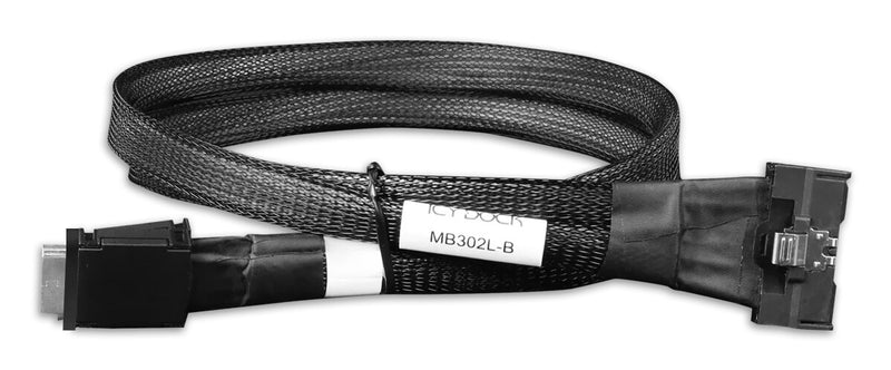 Icy Dock MB302L-B Serial Attached SCSI (SAS)-kabel 0,5 m Sort