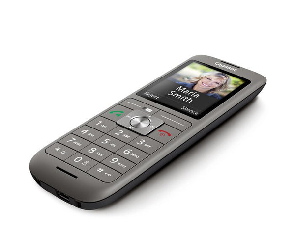 Gigaset CL660HX Analog/DECT-telefon Nummervisning Anthracit