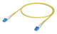Ubiquiti UACC-OFC-S2-LULU-1M-50 InfiniBand og fiberoptisk kabel LC LC/LC Gul