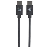 Manhattan 353342 USB-kabel USB 2.0 1 m USB C 0,48 Gbit/sek. Sort