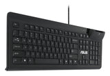 ASUS Smart Card Keyboard KU100 tastatur Hjemme/kontor USB Sort