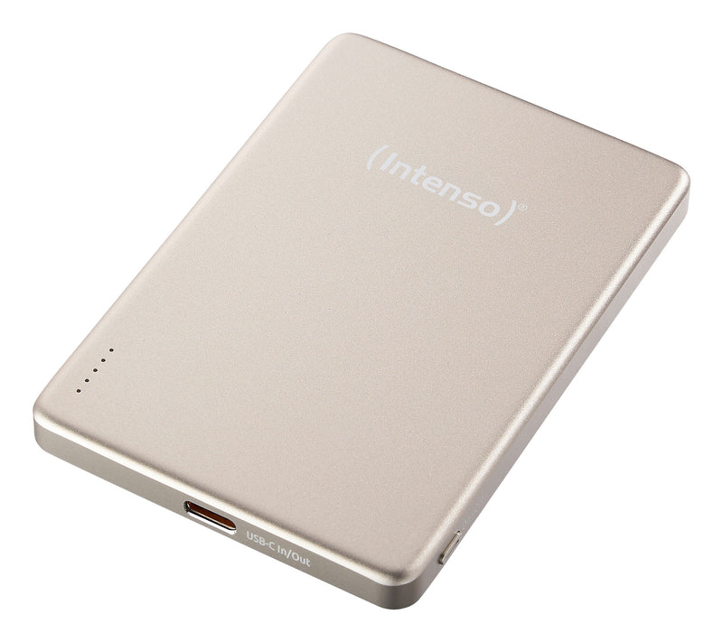 Intenso MW5000 Lithium polymer (LiPo) 5000 mAh Trådløs opladning Champagne